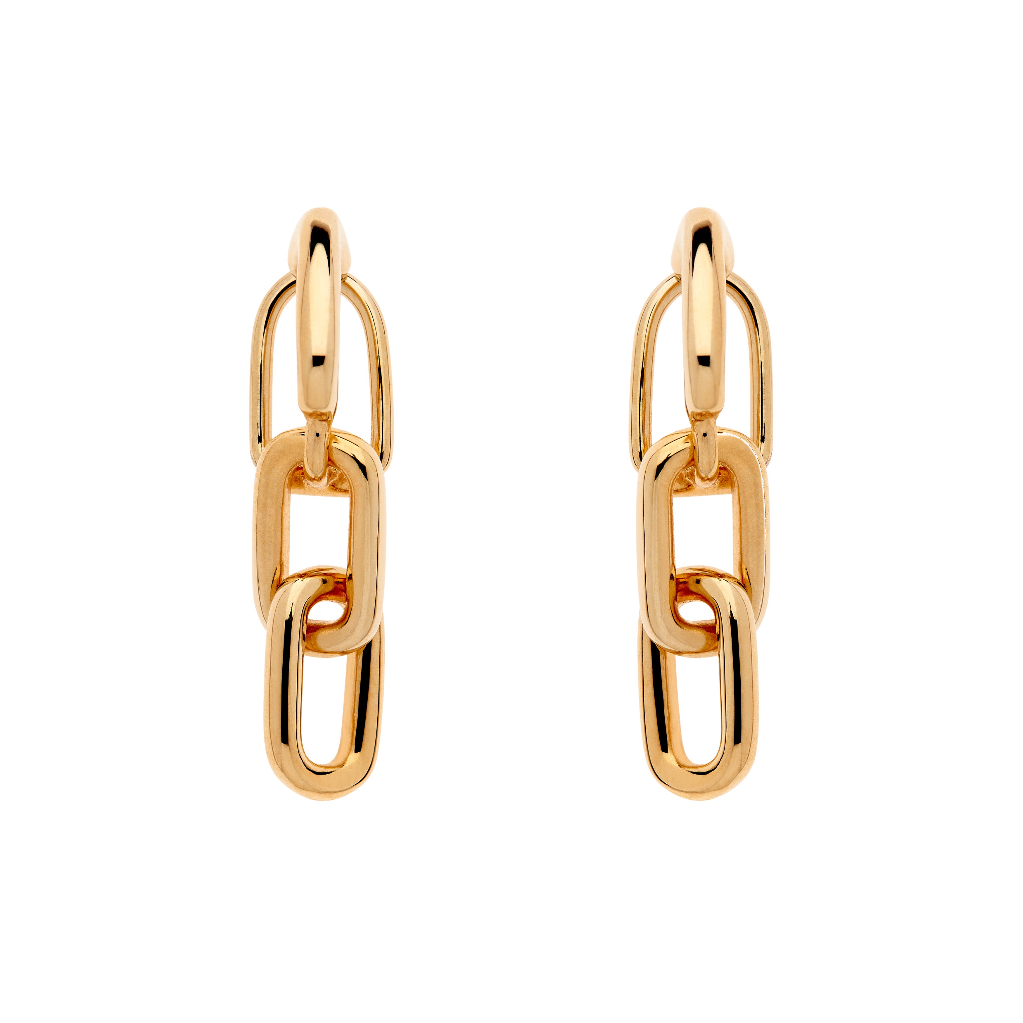 Solid gold clip hot sale on earrings